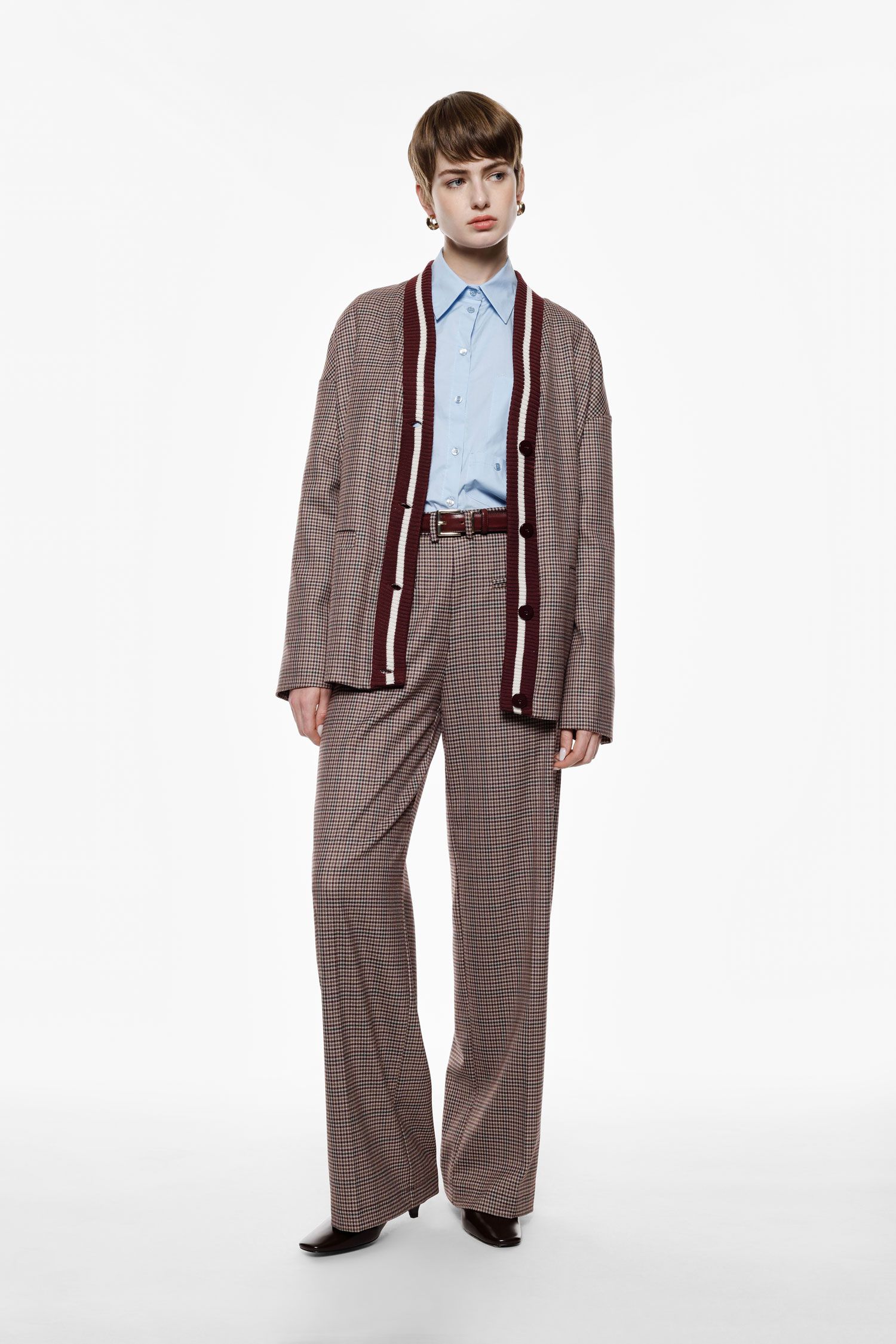 PANTALÓN PALAZZO OXFORD