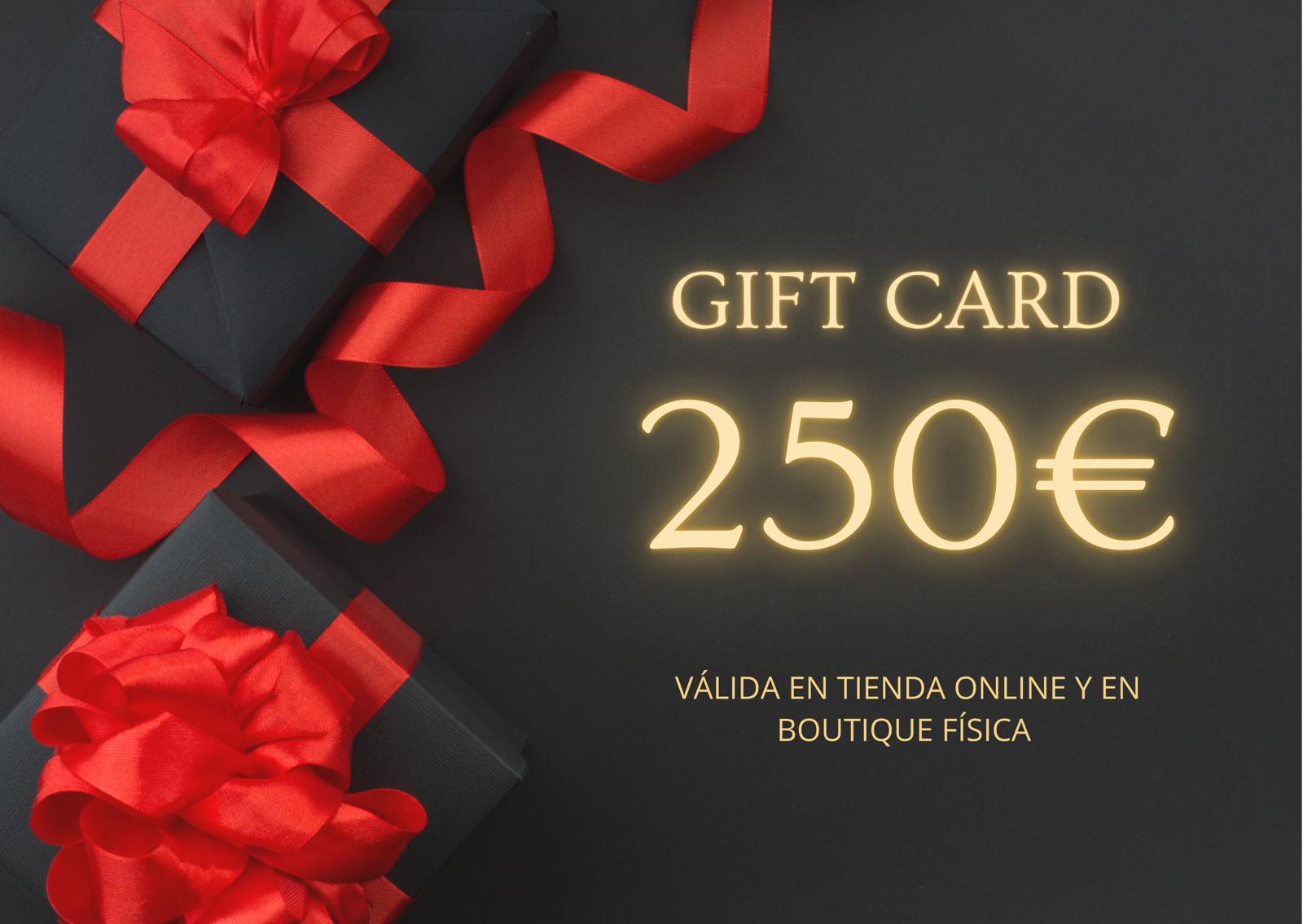 TARJETA DE REGALO 250