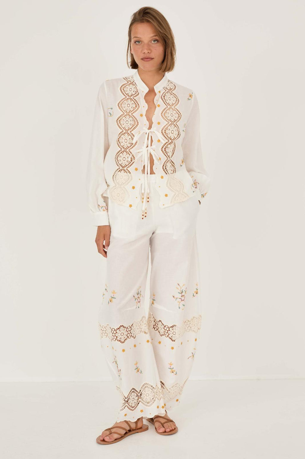 Pantalón "Amalfi Blanche"