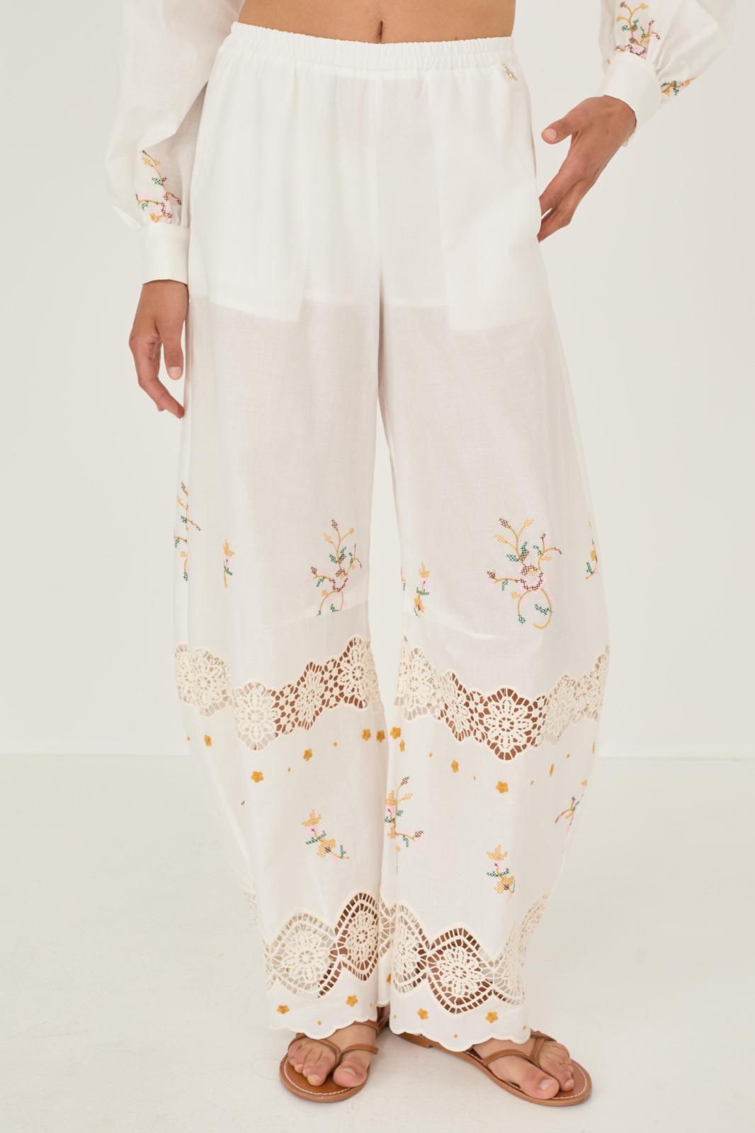Pantalón "Amalfi Blanche"