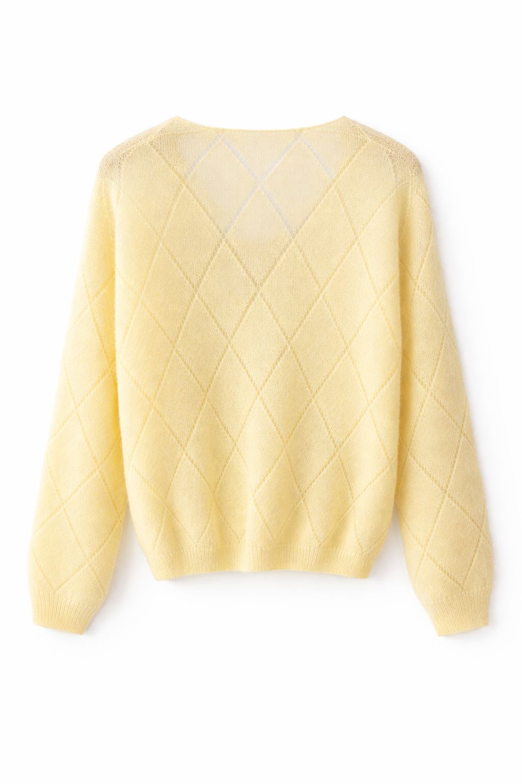 CÁRDIGAN 70% KID MOHAIR CON BOTÓNES DE CONCHA