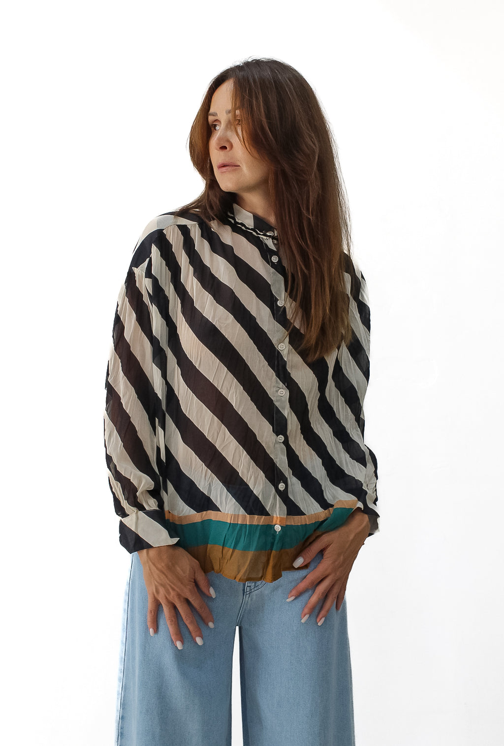 CAMISA CON MANGA LARGA