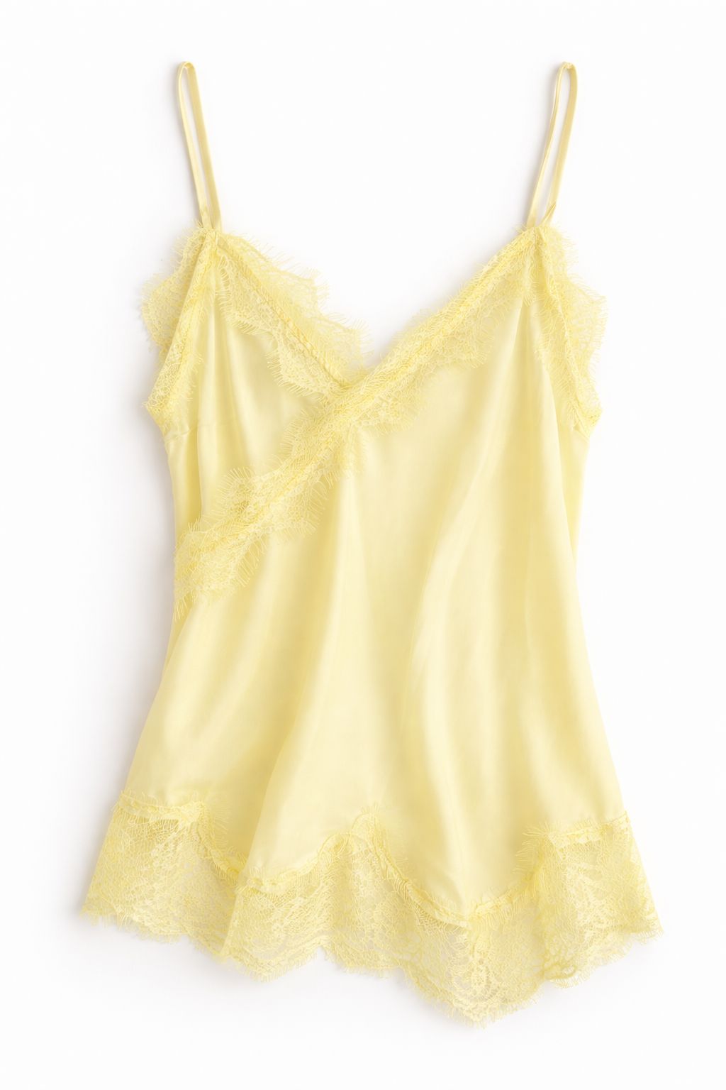 TOP LENCERO CON ENCAJE 100%VI