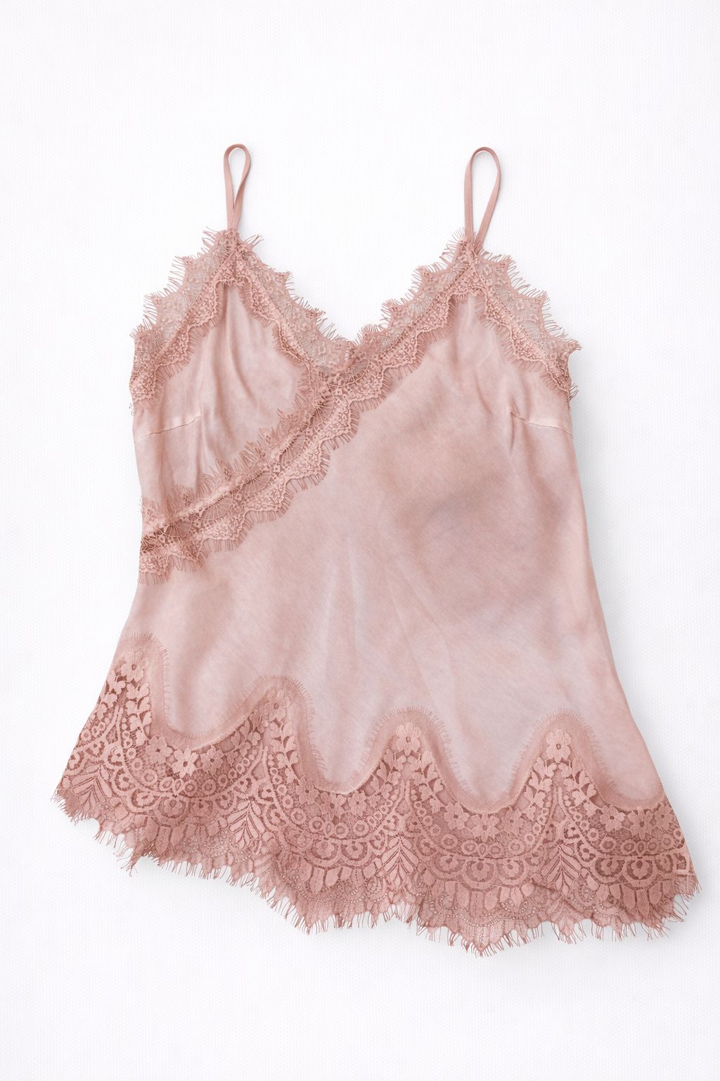 TOP LENCERO CON ENCAJE 100%VI