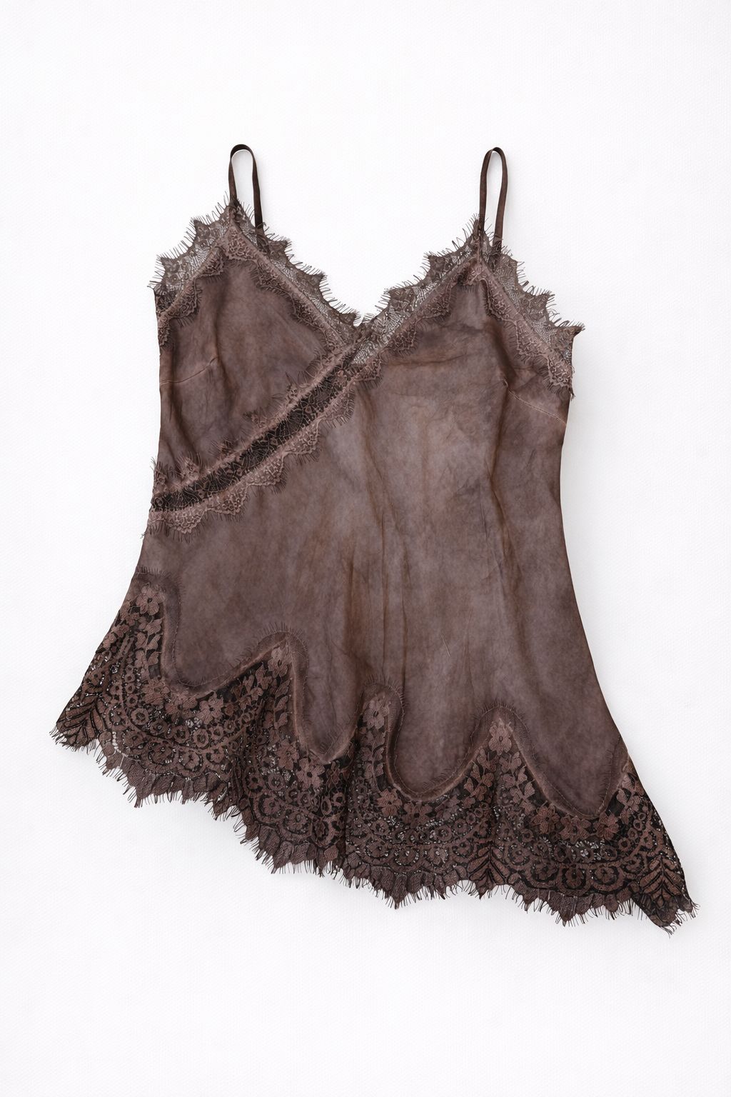 TOP LENCERO CON ENCAJE 100%VI