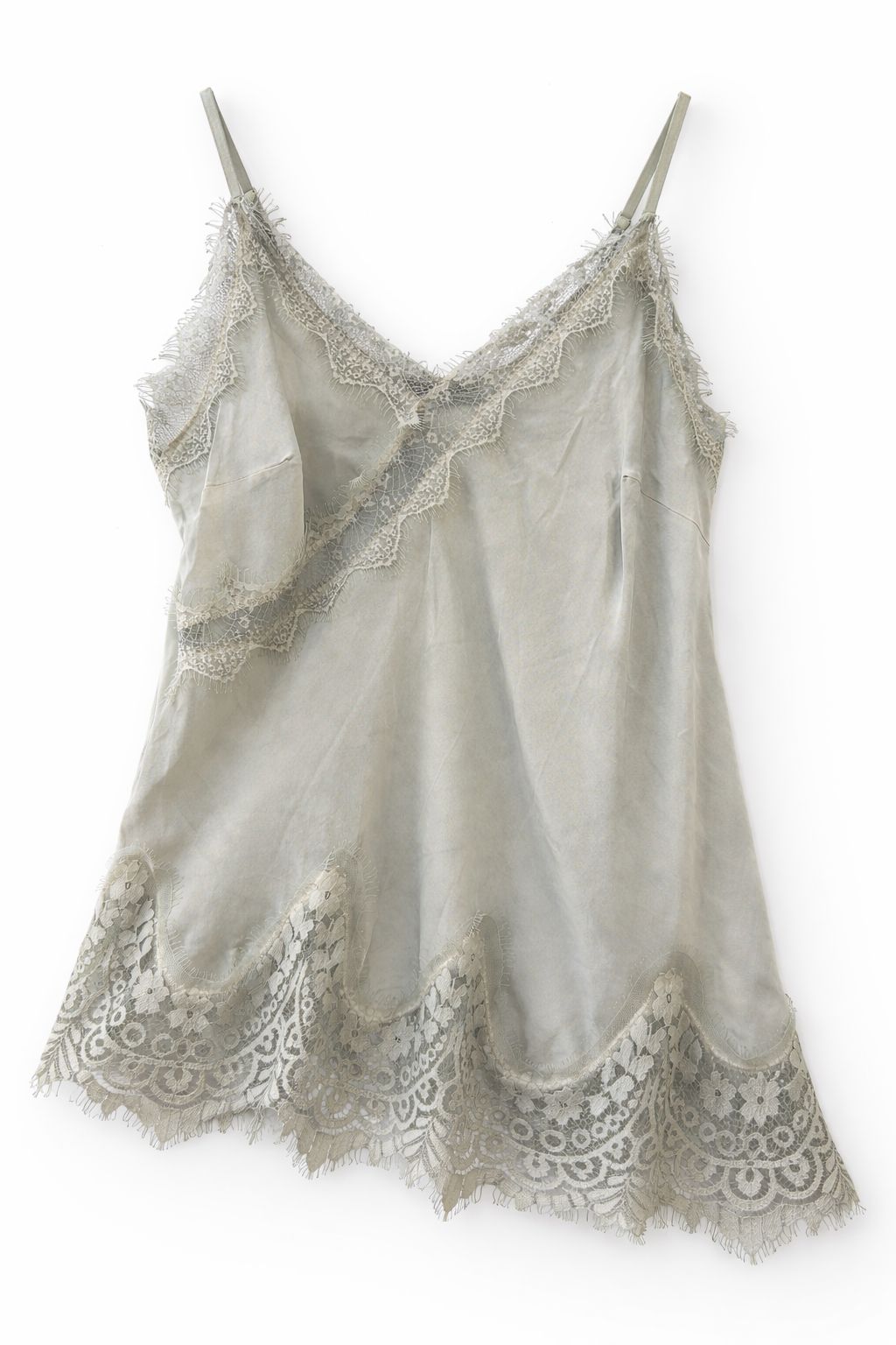 TOP LENCERO CON ENCAJE 100%VI