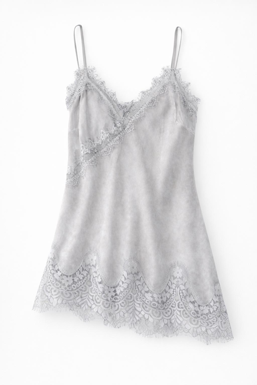 TOP LENCERO CON ENCAJE 100%VI