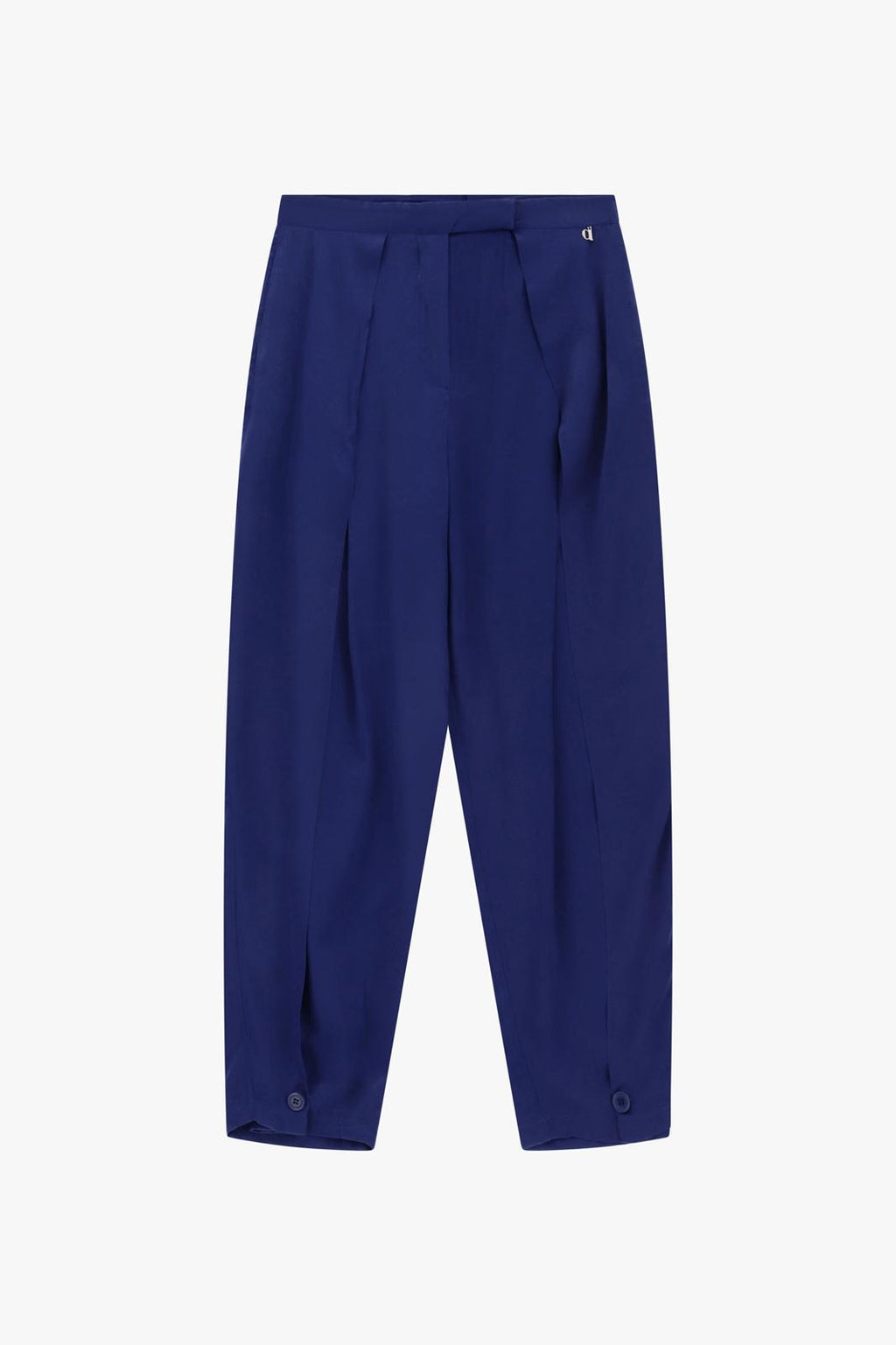 PANTALÓN TOBILLERO CON BAJO AJUSTABLE CON BOTÓN