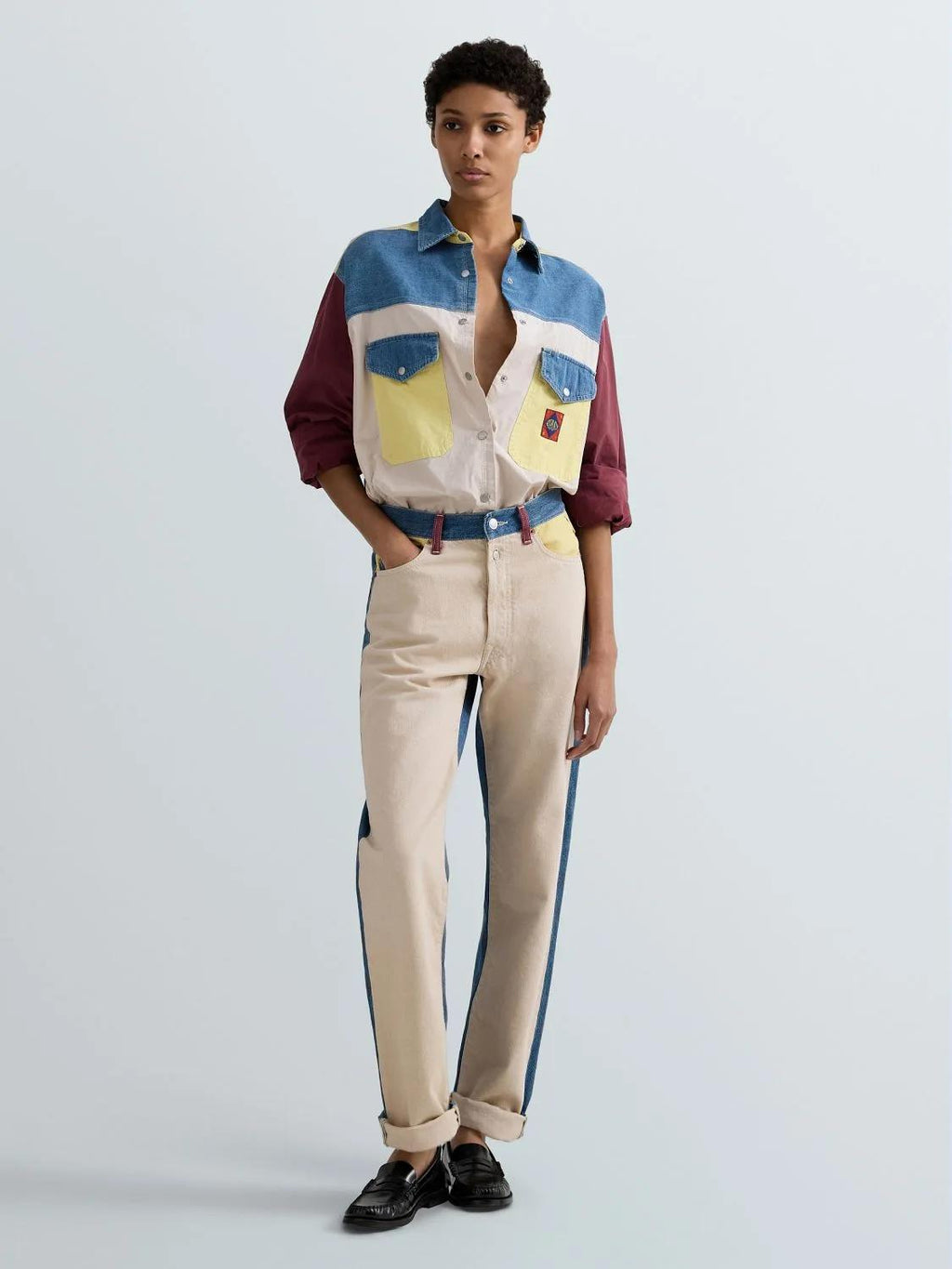 VAQUÉROS COLOR BLOCK